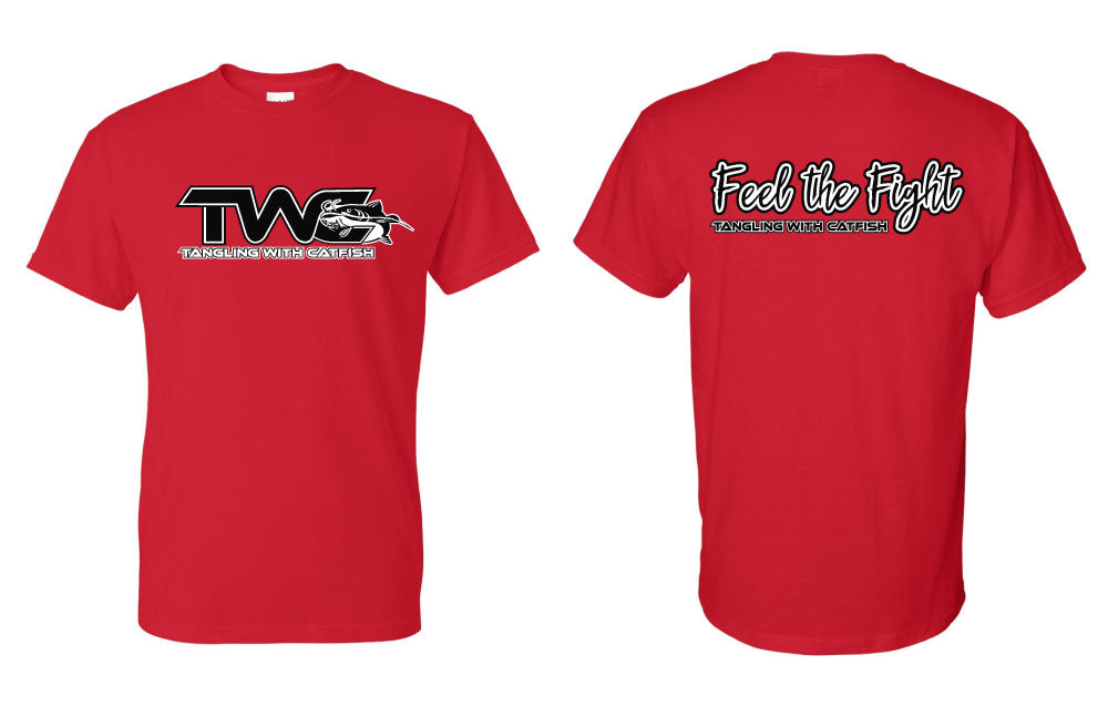 "TWC/Feel the Fight" Red/Black T-Shirts