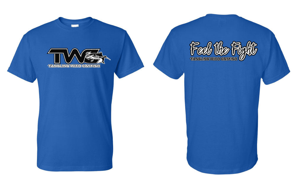 "TWC/Feel the Fight" Blue/Black T-Shirts