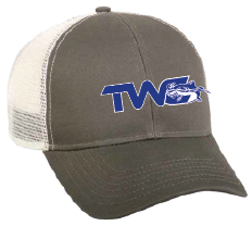 Snapback Gray/White/Blue Trucker Hat