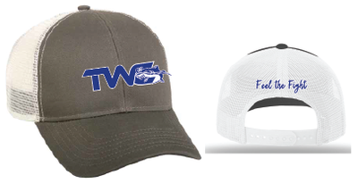 Snapback Gray/White/Blue Trucker Hat